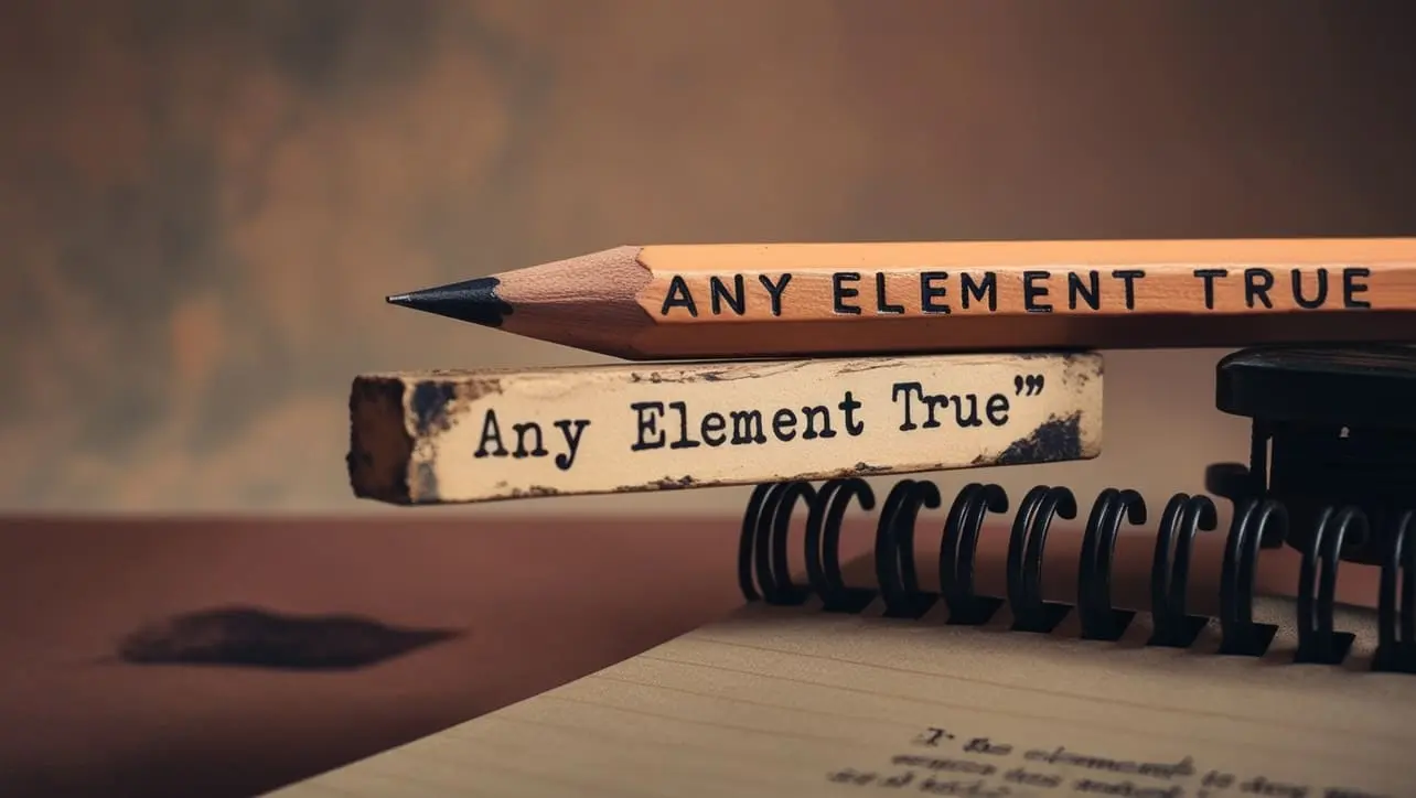 MongoDB $anyElementTrue operator tutorial showing boolean array checks in aggregation pipelines