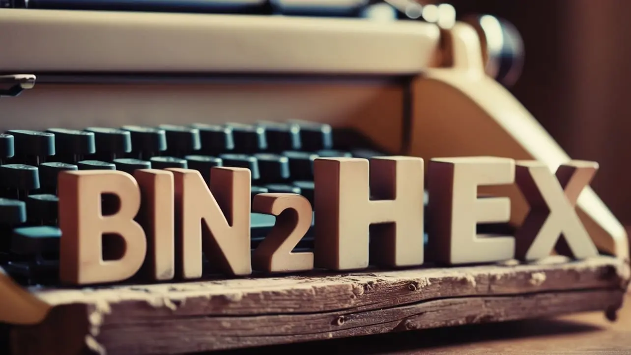 PHP bin2hex() function tutorial showing binary string converted to hexadecimal