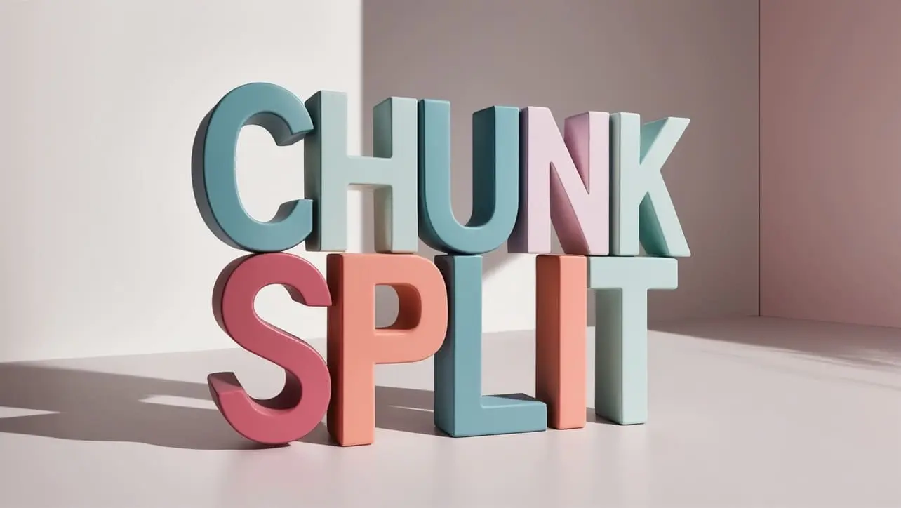 PHP chunk_split() function tutorial showing a string split into fixed-size chunks with separators