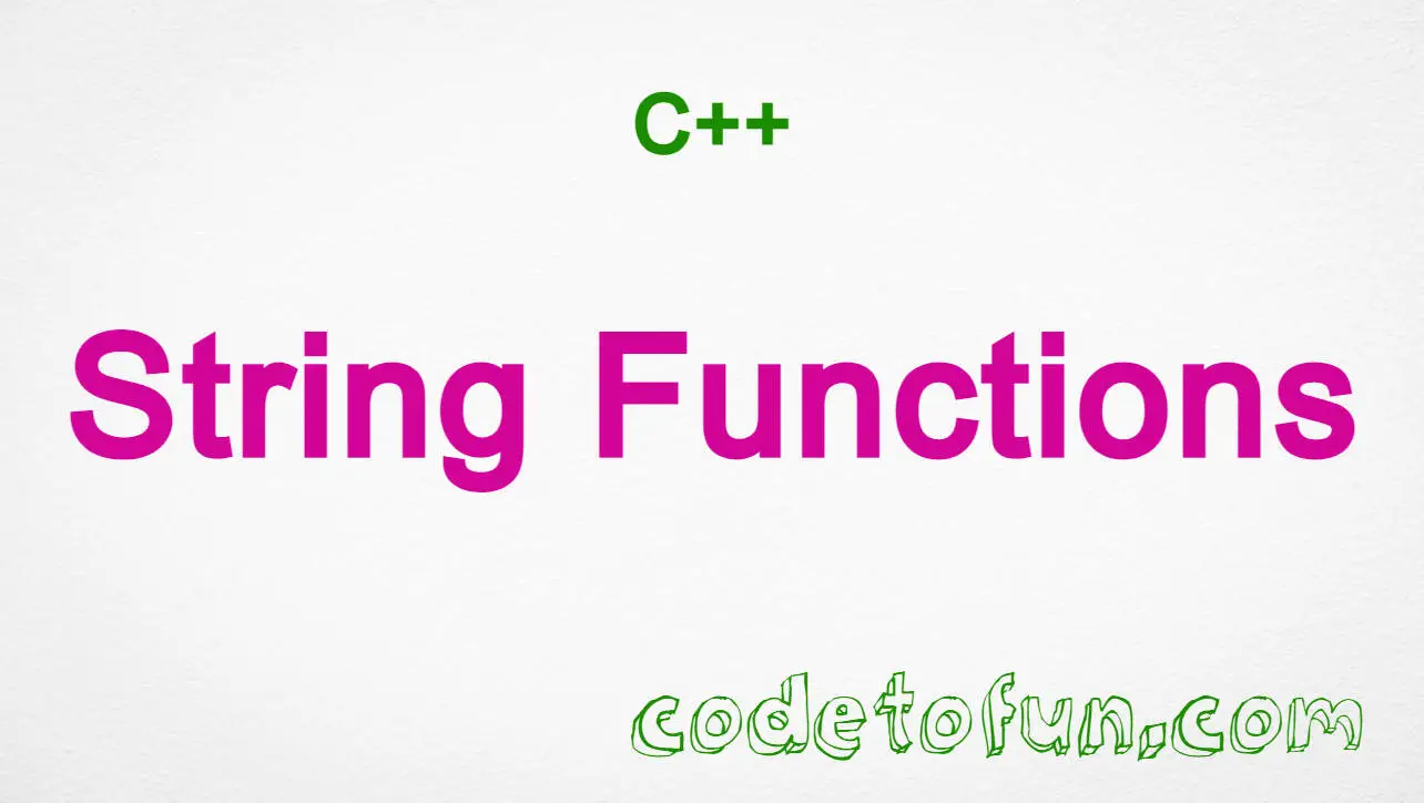 C++ strings tutorial for beginners covering std::string, cstring helpers, and concatenation