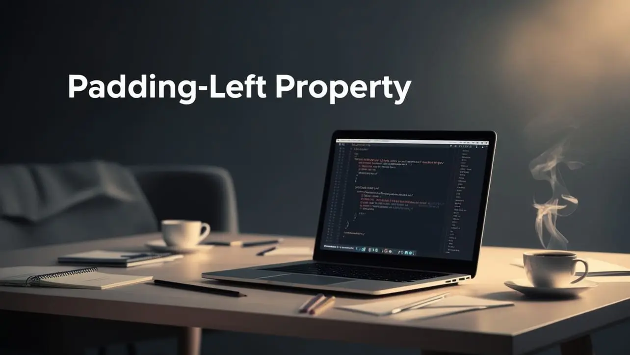 CSS padding-left property tutorial showing left inner spacing inside an element