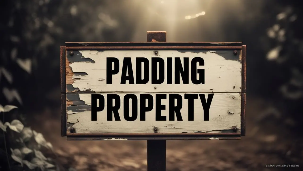 CSS padding property tutorial showing inner spacing inside the box model