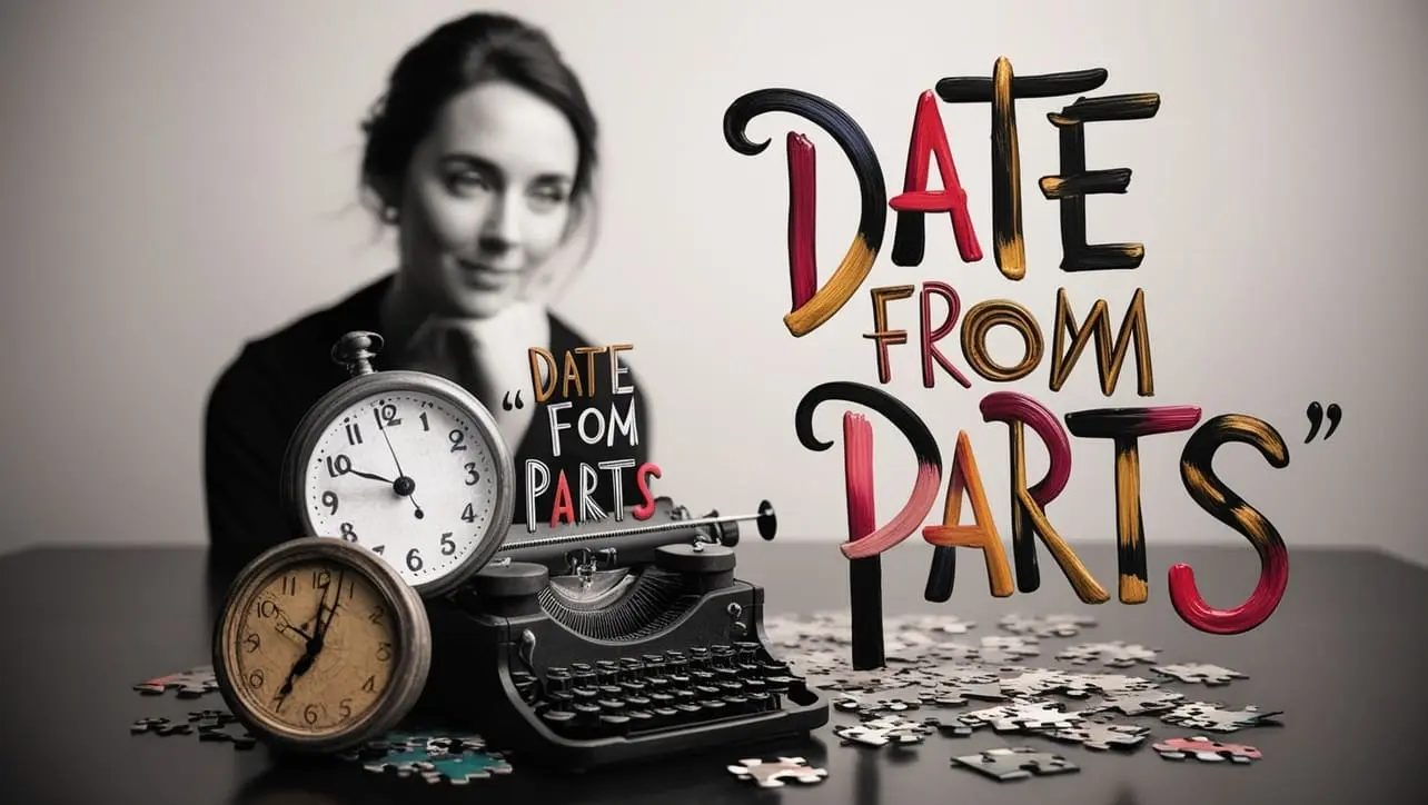 MongoDB $dateFromParts operator tutorial showing how to construct dates from year, month, and day components in aggregation pipelines