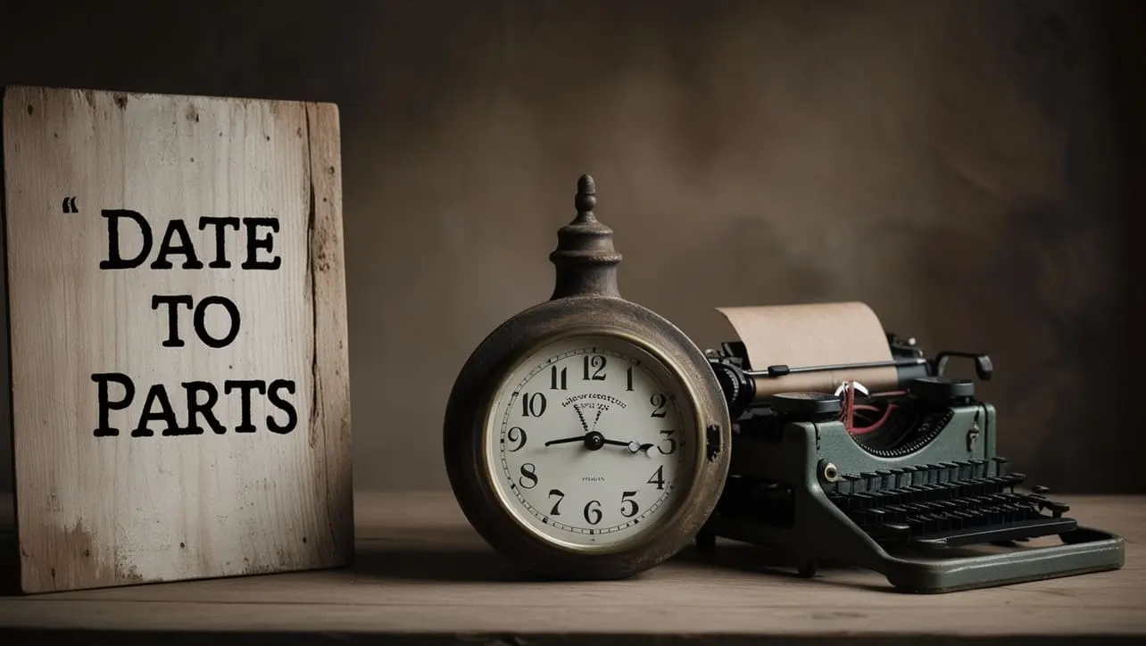 MongoDB $dateToParts operator tutorial showing how to split dates into year, month, and day components in aggregation pipelines