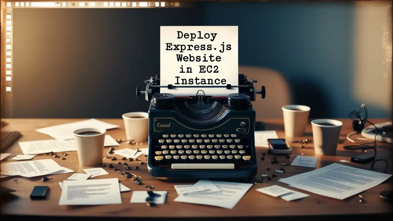 Express.js website running on an Amazon EC2 instance