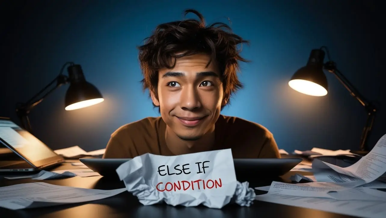 C else-if statement tutorial with condition ladder examples