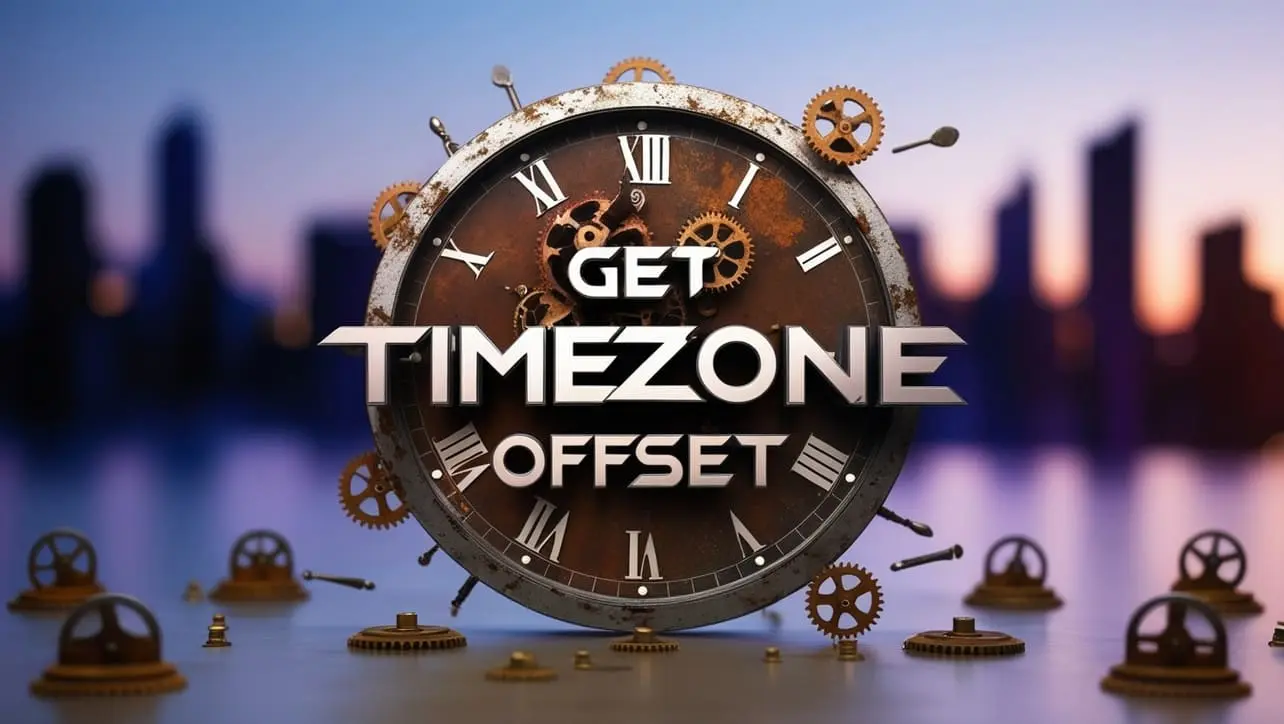 JavaScript Date getTimezoneOffset() method tutorial with UTC offset examples
