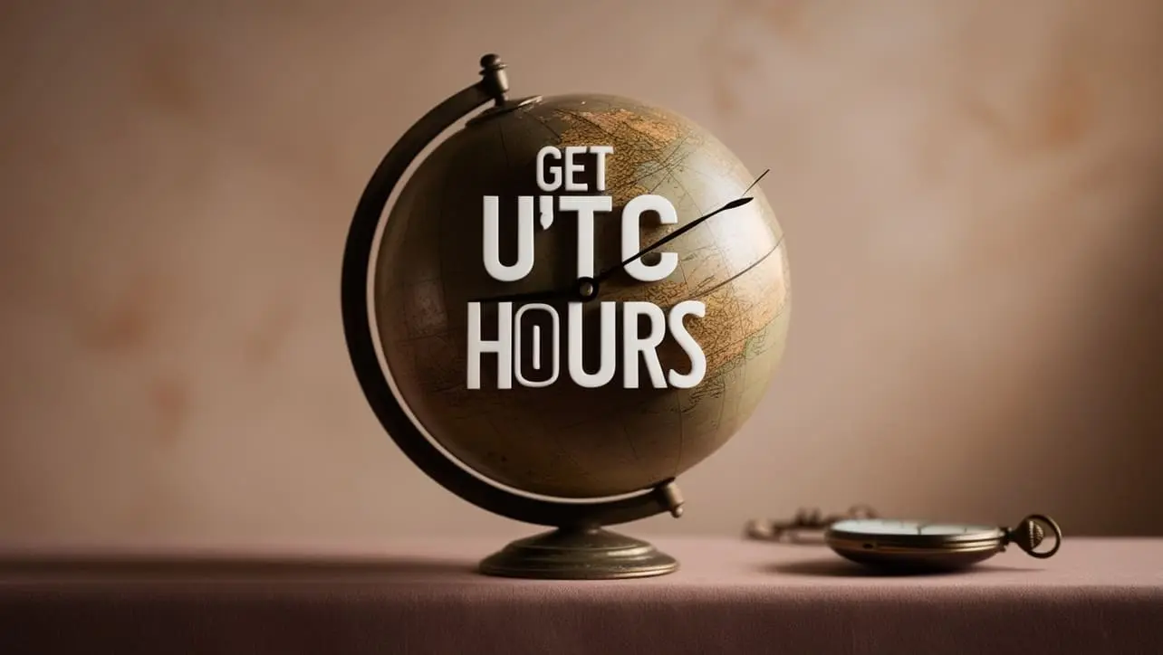 JavaScript Date getUTCHours() method tutorial with UTC hour examples