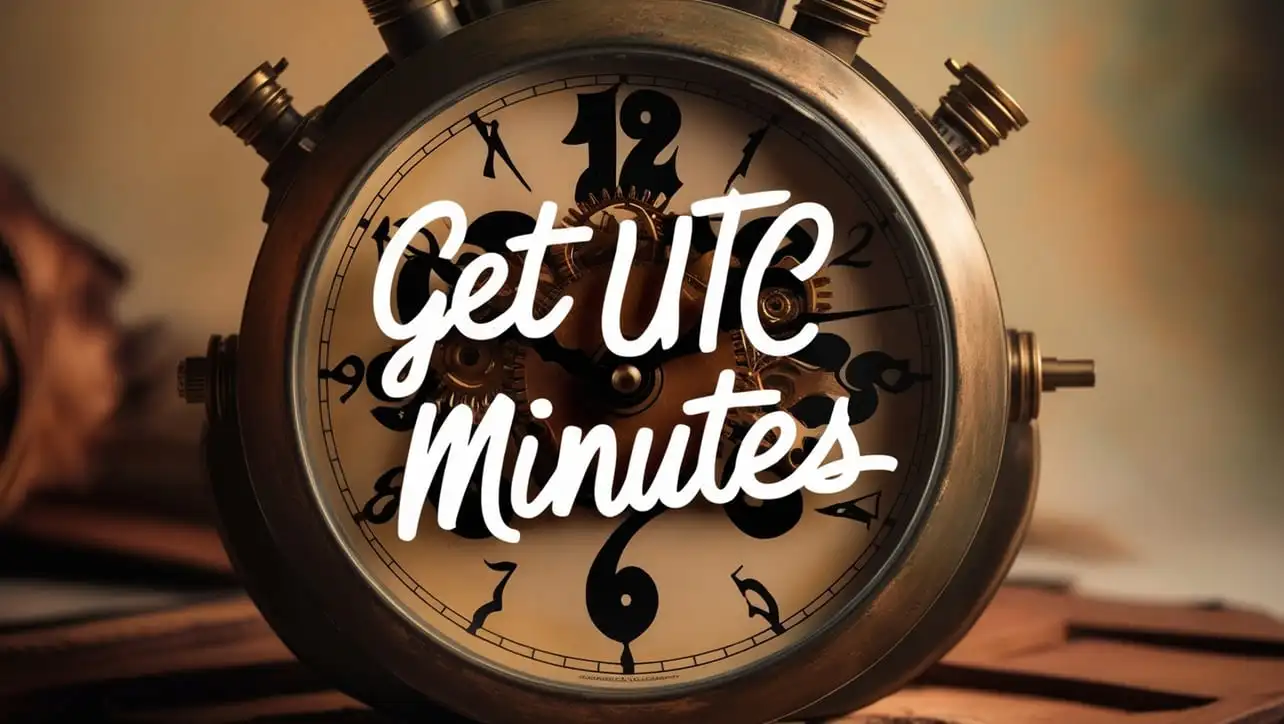 JavaScript Date getUTCMinutes() method tutorial with UTC minute examples