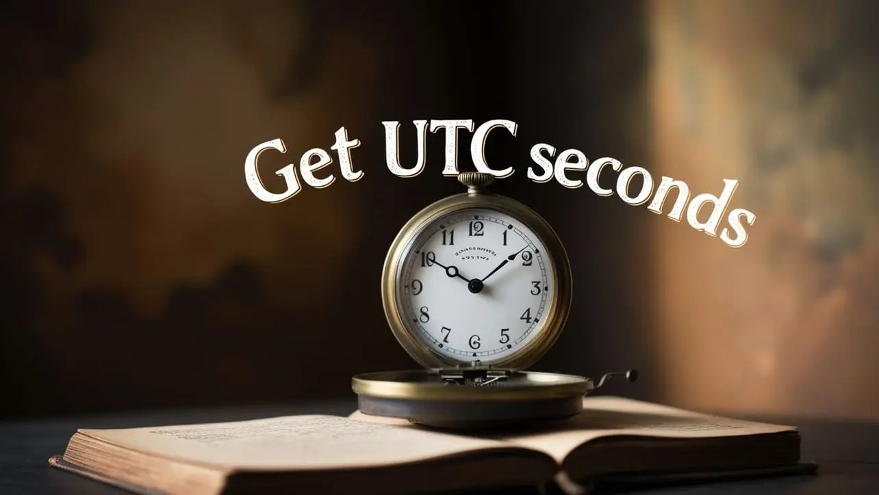 JavaScript Date getUTCSeconds() method tutorial with UTC second examples