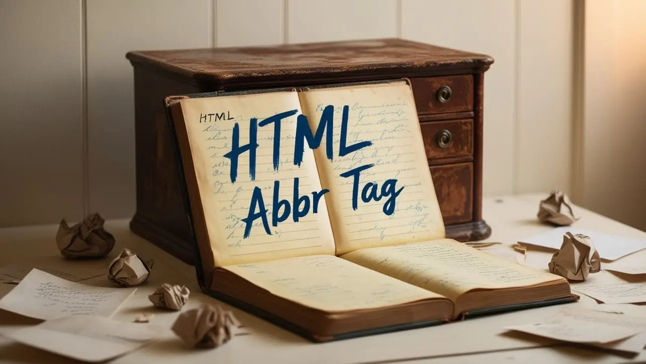 HTML abbr tag tutorial — marking up abbreviations and acronyms