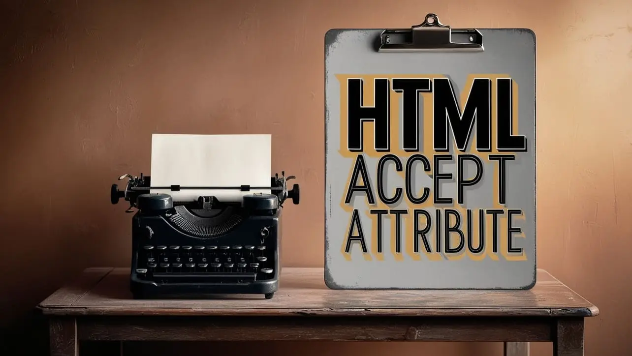 HTML accept attribute tutorial — filter file upload types on input type=file