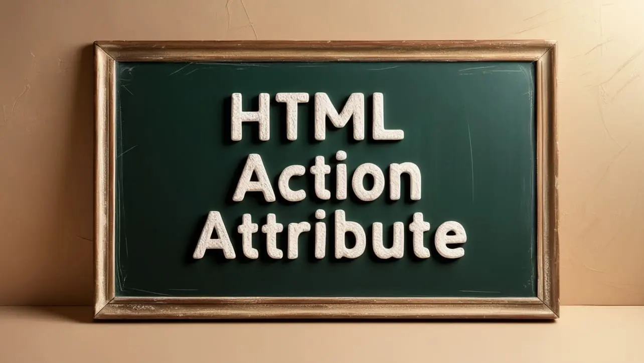 HTML action attribute tutorial — define form submission URLs on the form element