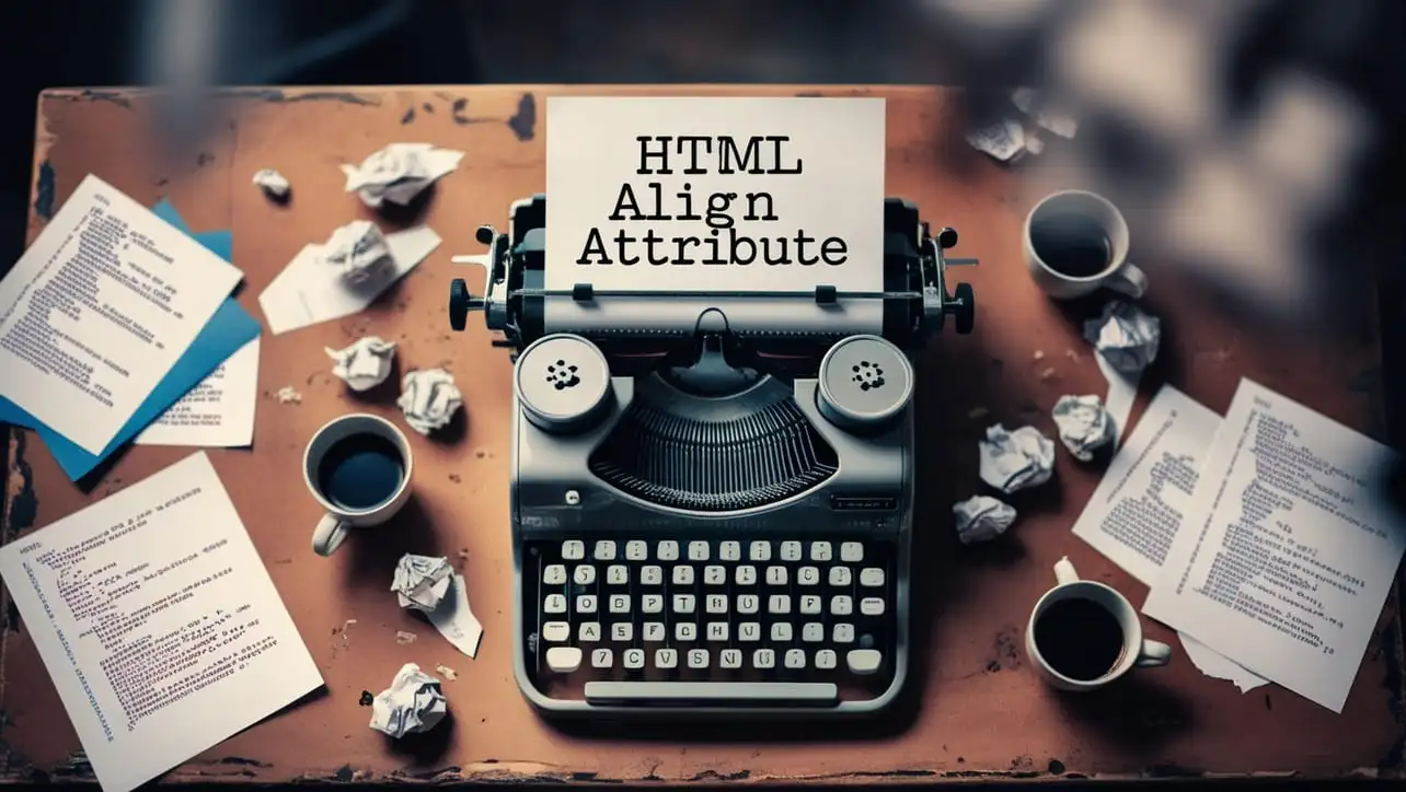 HTML align attribute tutorial — horizontal alignment of text, images, and tables