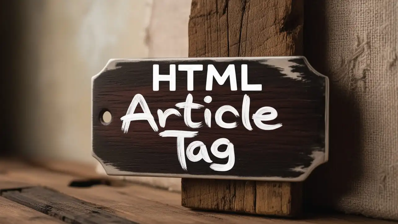 HTML article tag tutorial — self-contained semantic content