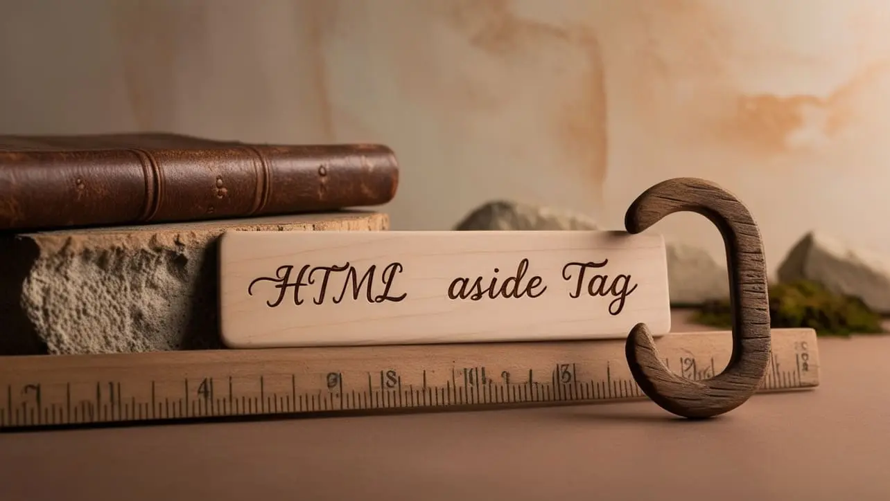 HTML aside tag tutorial — sidebar and complementary content