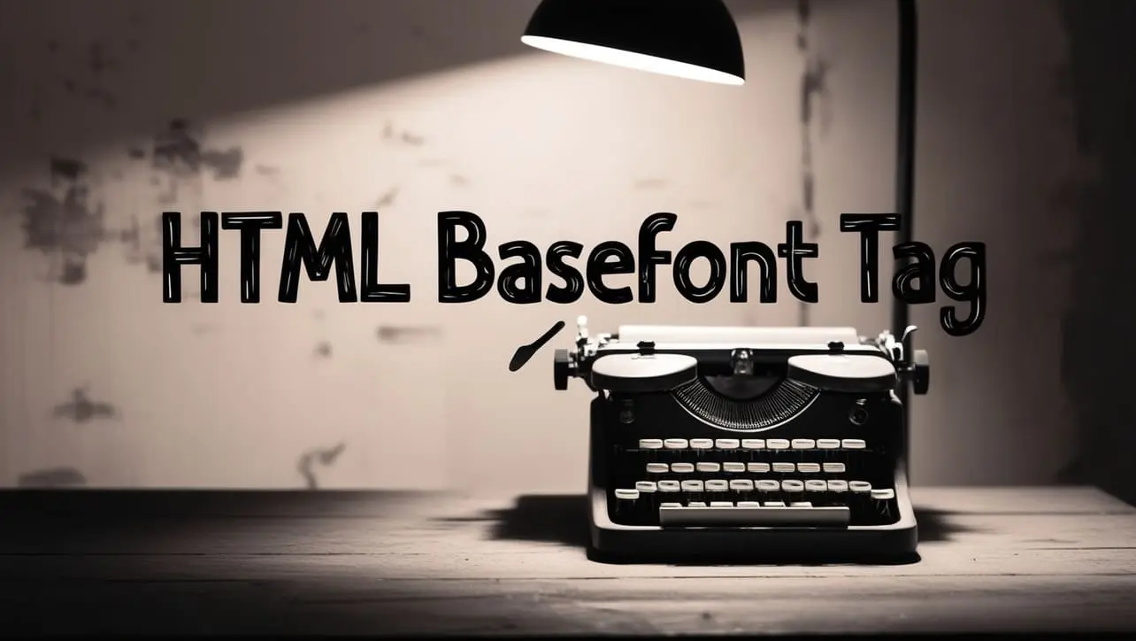 HTML basefont tag tutorial — deprecated default font element