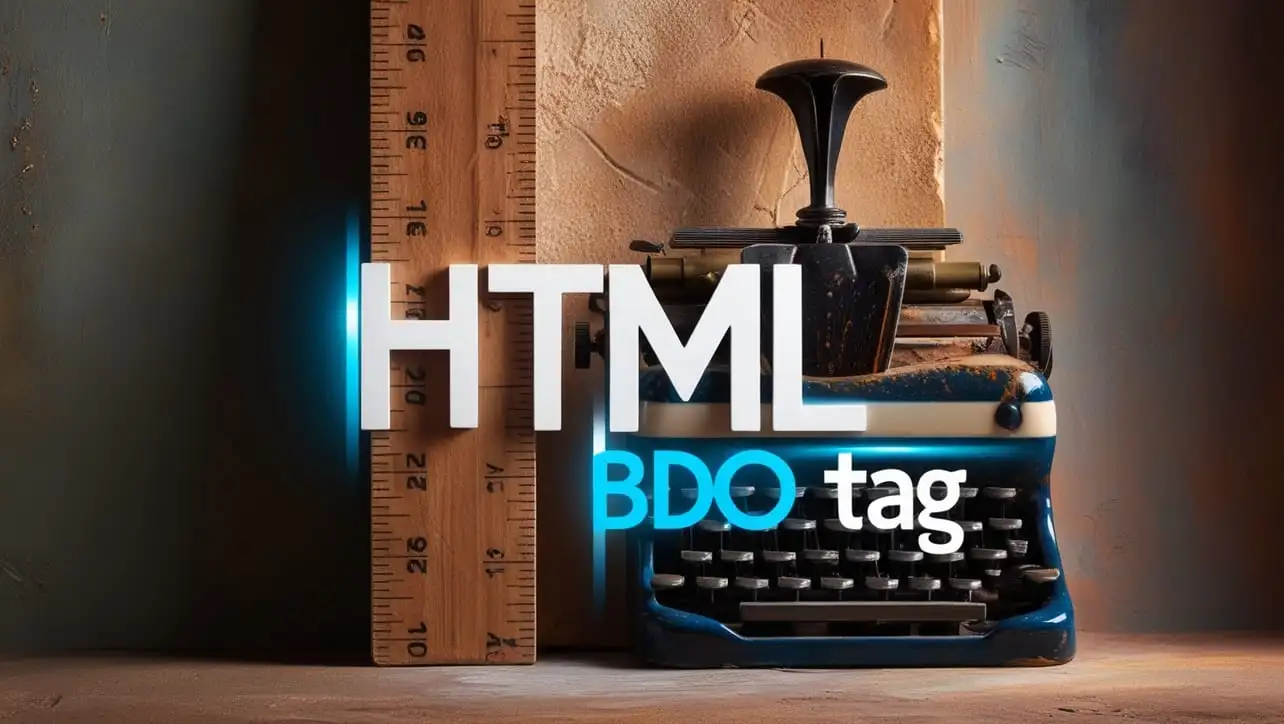 HTML bdo tag tutorial — bidirectional text direction override