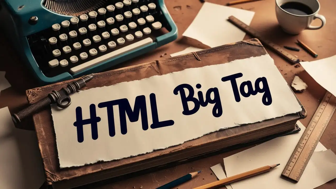 HTML big tag tutorial — enlarging text with deprecated element