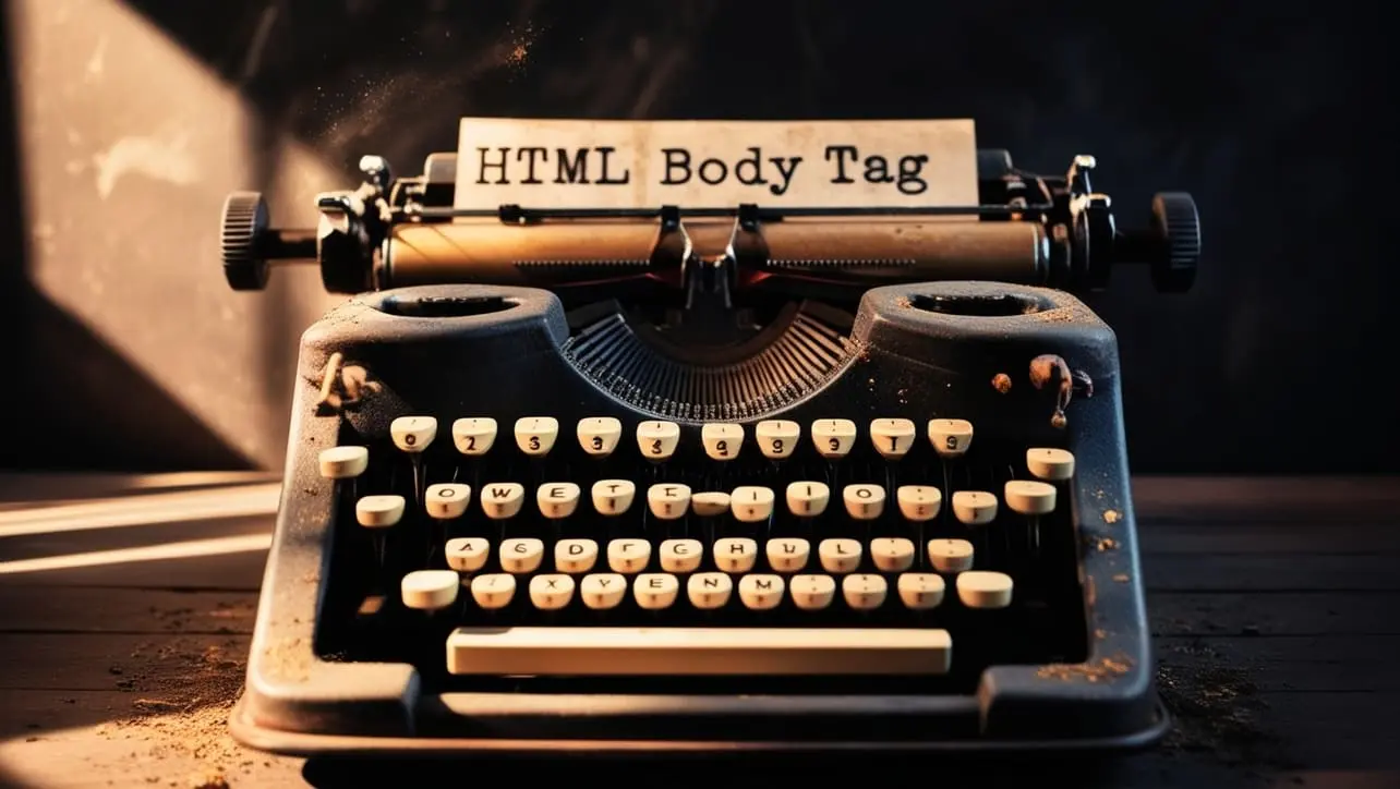 HTML body tag tutorial — visible page content and document structure