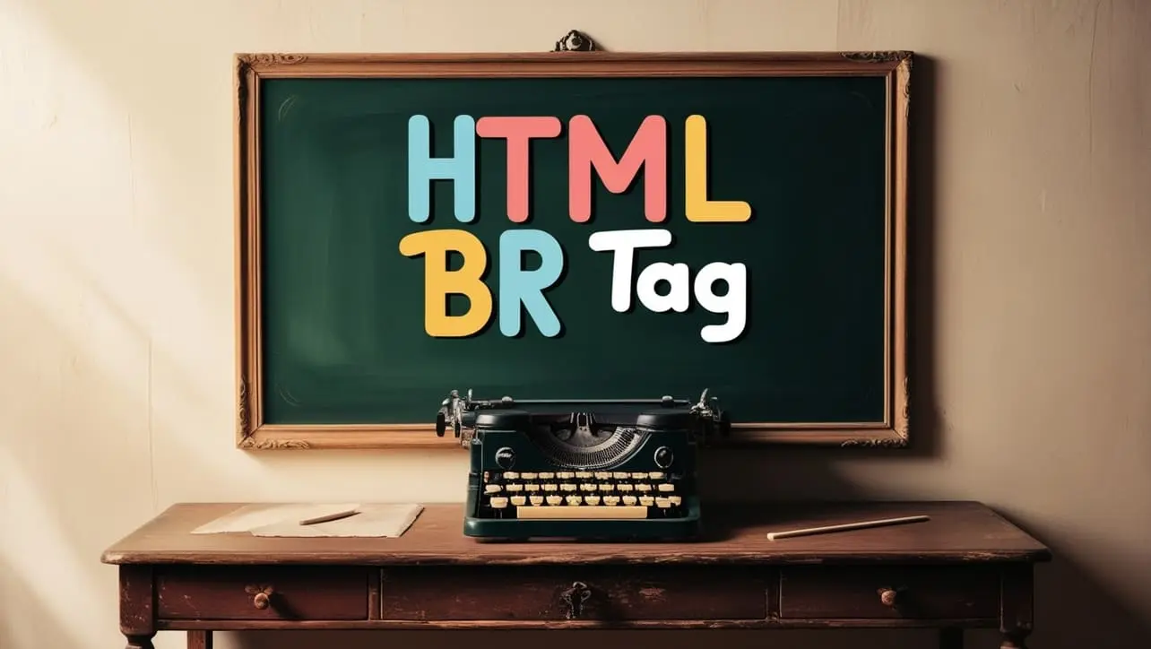 HTML br tag tutorial — inserting line breaks in text