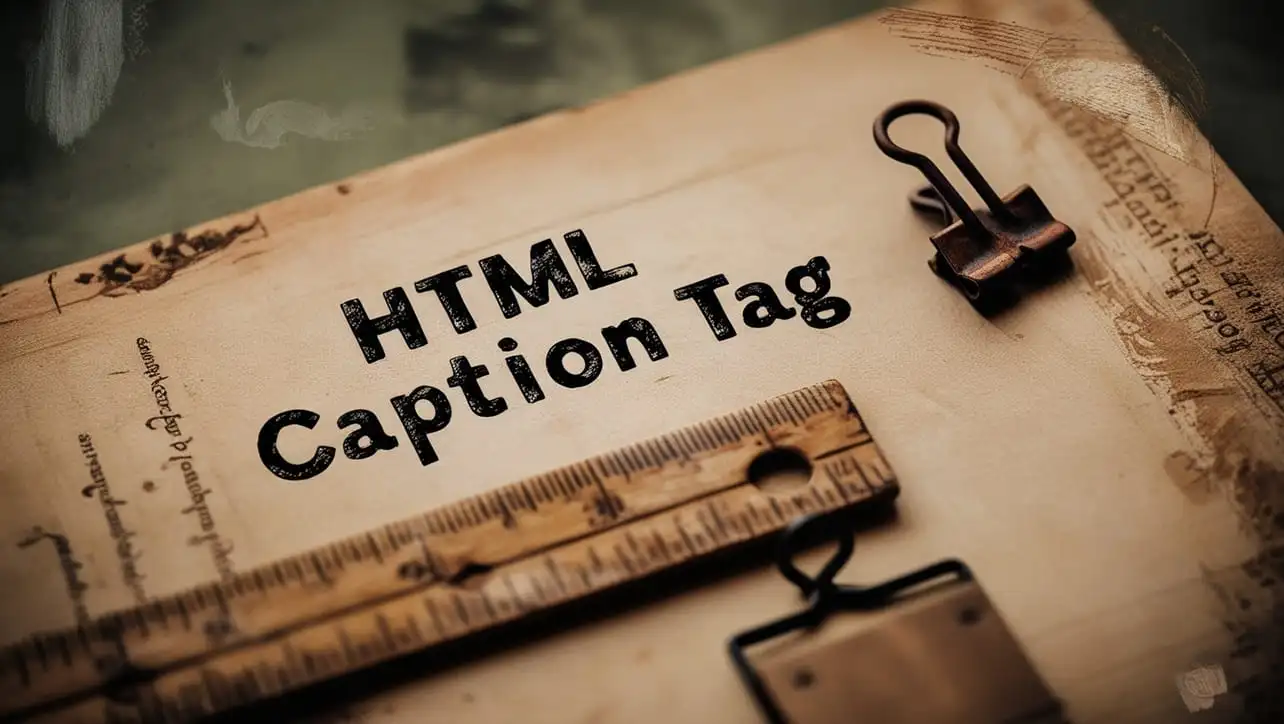 HTML caption tag tutorial — table titles and accessibility