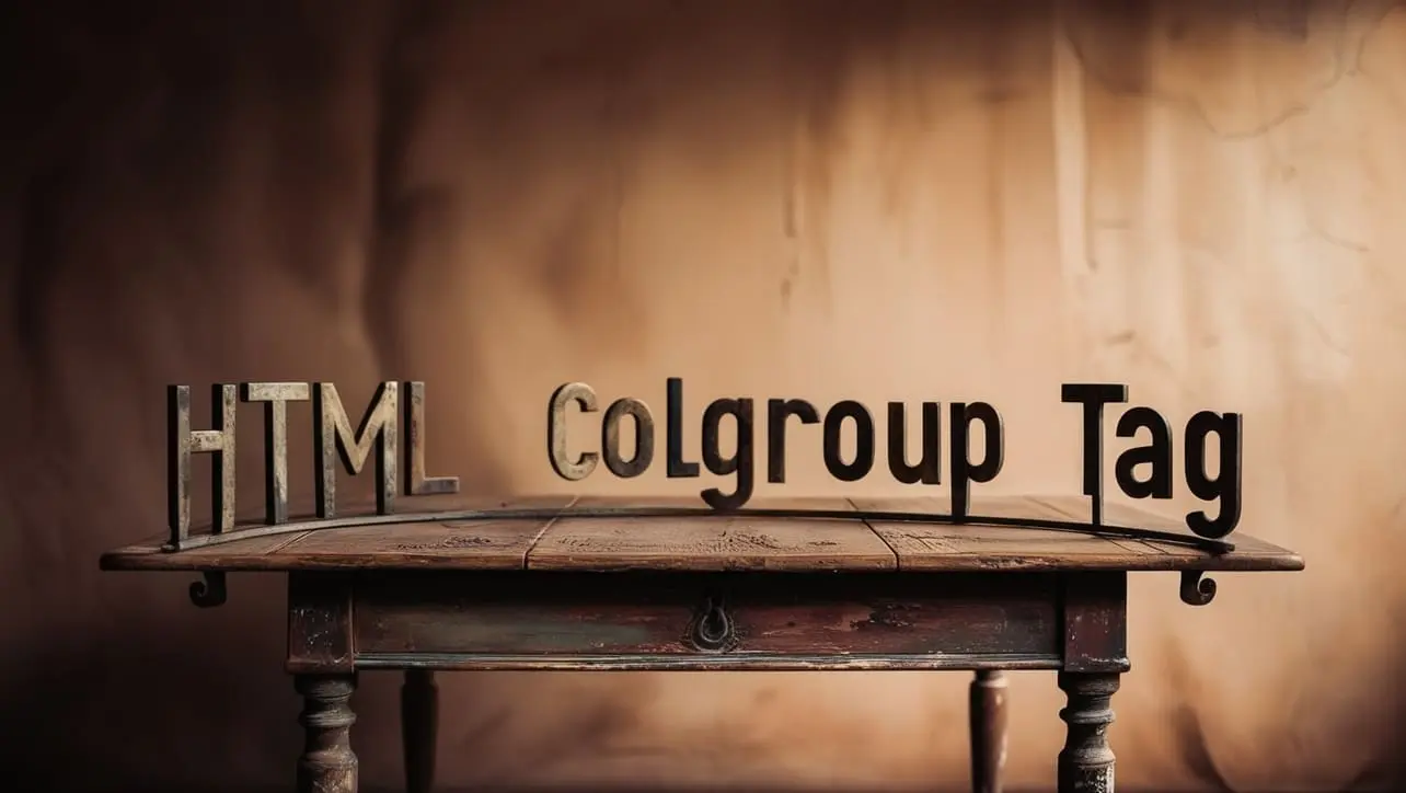 HTML colgroup tag tutorial — grouping and styling table columns