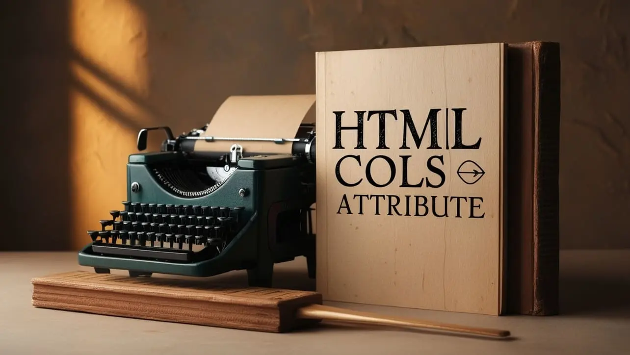 HTML cols attribute tutorial — set textarea visible width in character columns