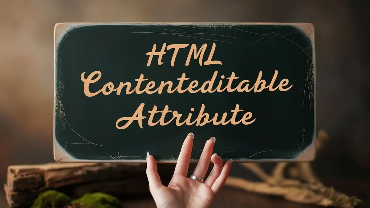 HTML contenteditable attribute tutorial — make elements editable in the browser