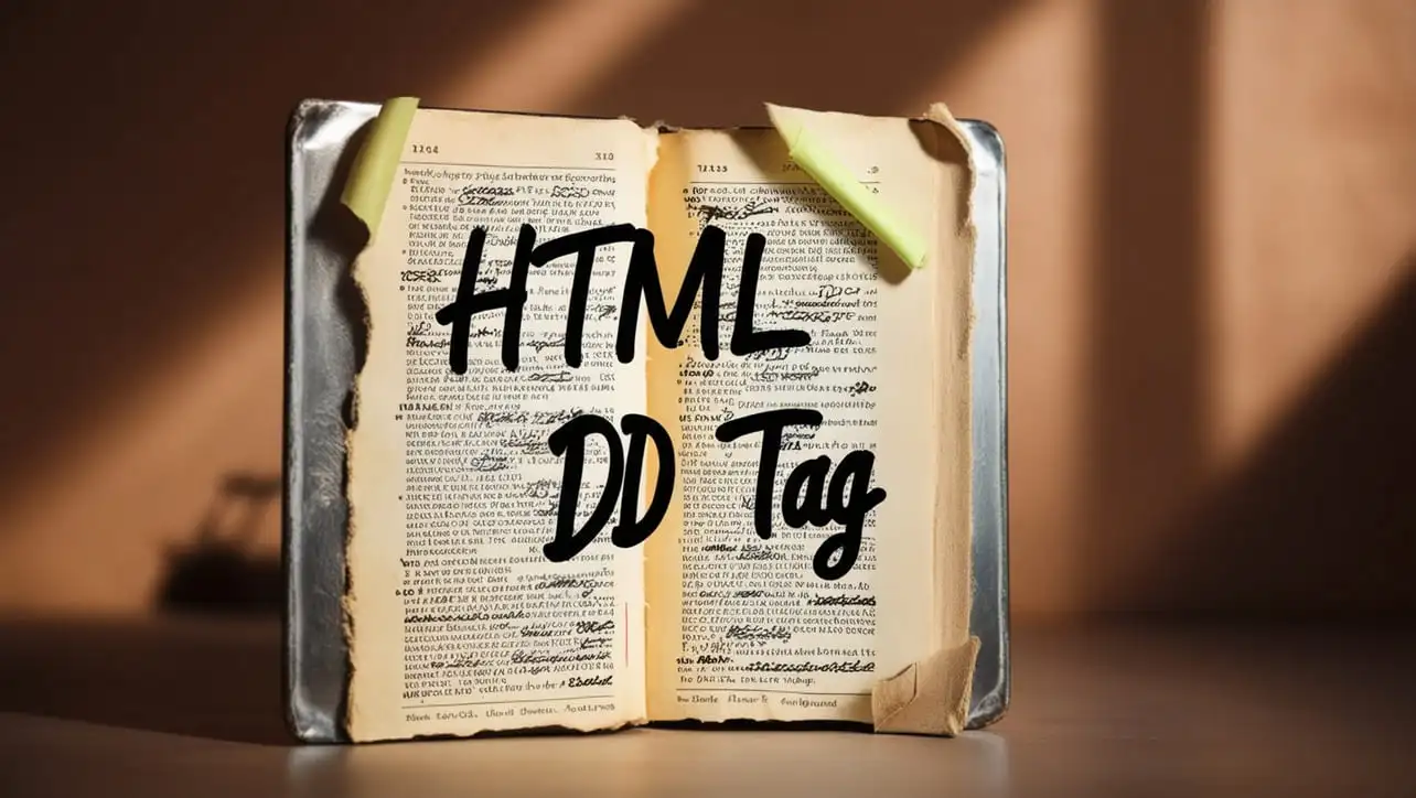 HTML dd tag tutorial — description list details with dl and dt