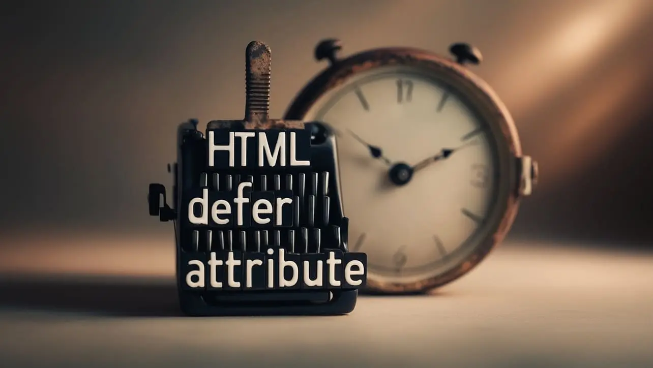 HTML defer attribute tutorial — deferred script loading after HTML parsing