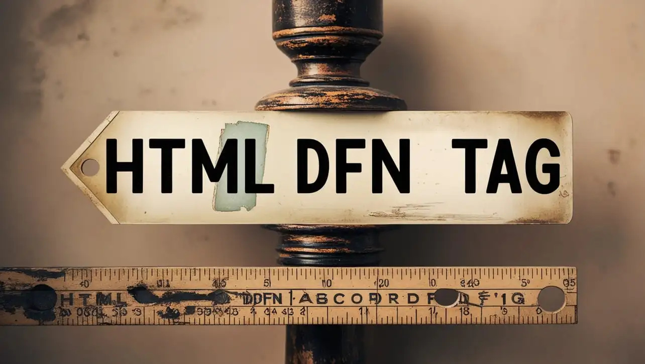 HTML dfn tag tutorial — defining terms semantically in web content
