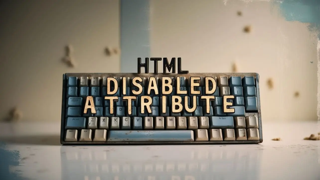 HTML disabled attribute tutorial — disable buttons inputs and form controls