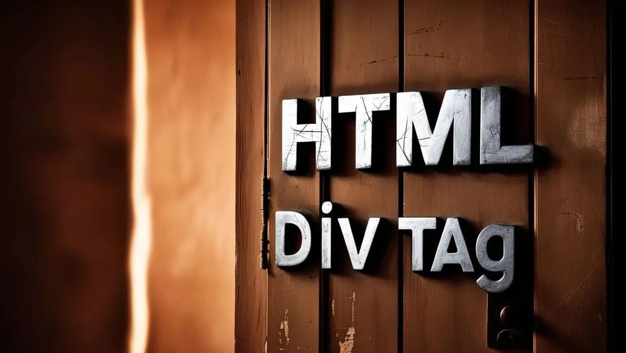 HTML div tag tutorial — generic block container for grouping and layout