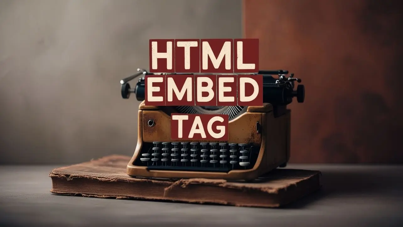 HTML embed tag tutorial — embedding multimedia and PDF content