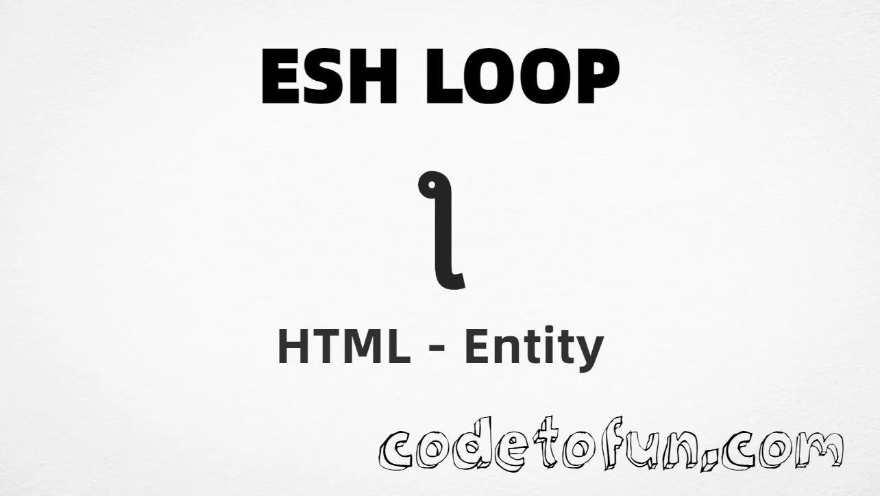 HTML entity for Esh Loop (U+01AA) — hex, decimal, and CSS tutorial
