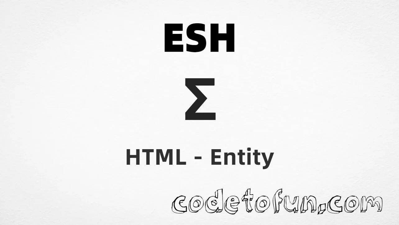 HTML entity for Esh IPA symbol (U+0283) — hex, decimal, and CSS tutorial