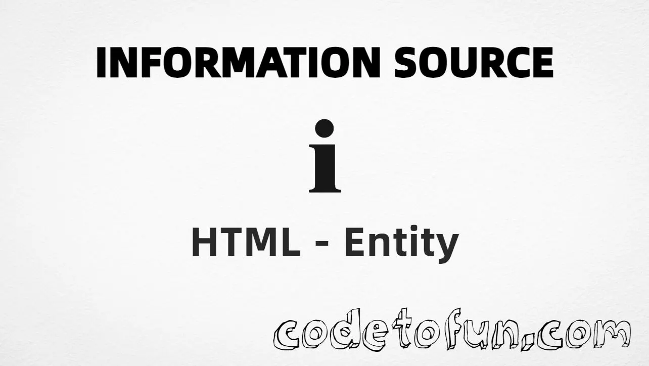 HTML entity for Information Source (U+2139) — hex, decimal, and CSS tutorial for info icons