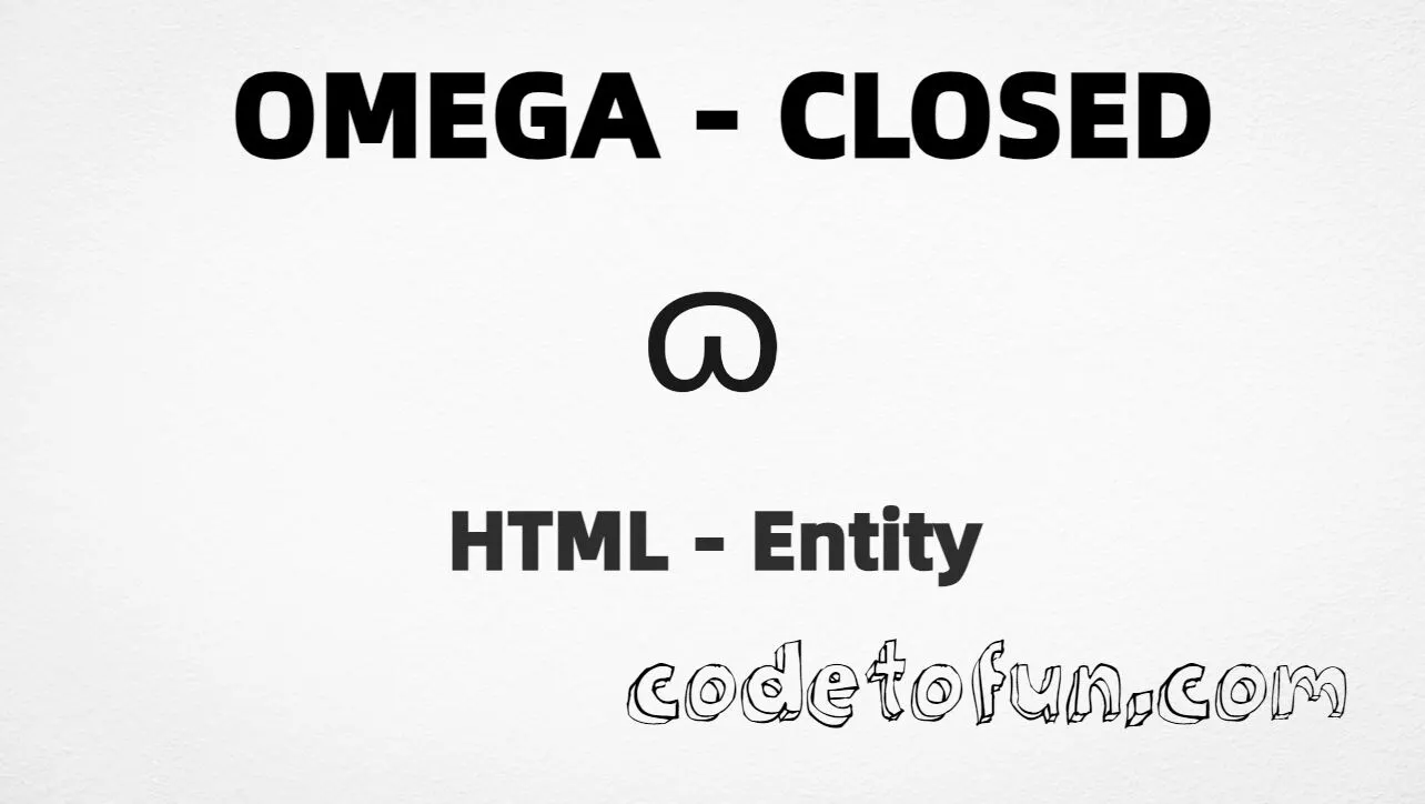 HTML entity for Latin small letter closed omega (U+0277) — hex, decimal, and CSS tutorial