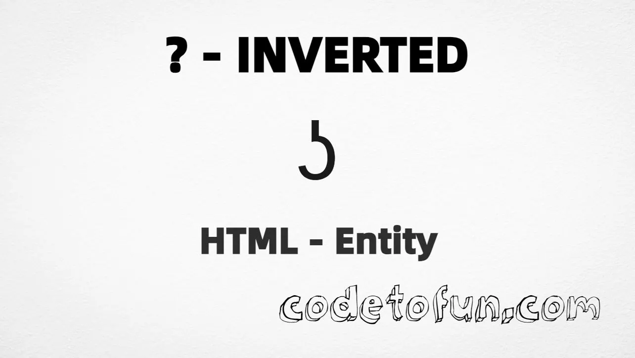 HTML Entity for Latin small letter inverted closed open e tutorial illustration