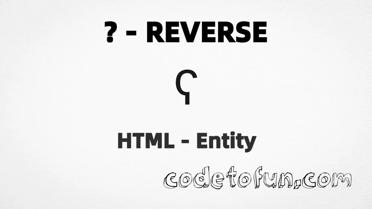 HTML Entity for Latin letter pharyngeal voiced fricative tutorial illustration