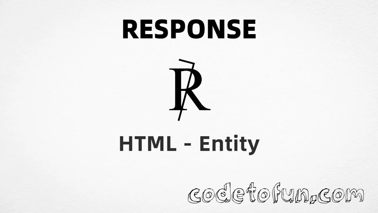 HTML entity for Response symbol (U+211F) — hex, decimal, and CSS tutorial