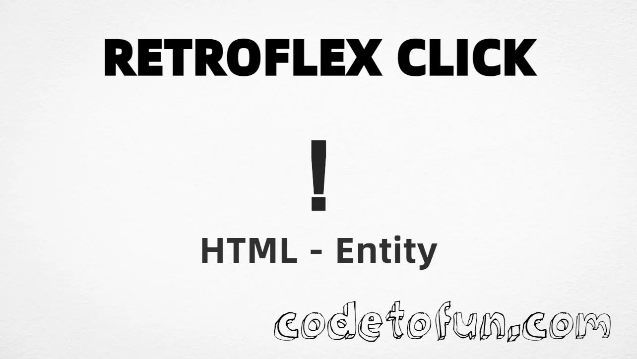 HTML entity for Retroflex Click symbol (U+01C3) — hex, decimal, and CSS tutorial