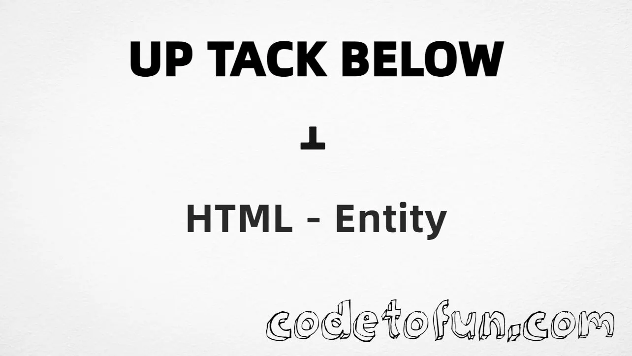 HTML entity for Up Tack Below (U+031D) — hex, decimal, and CSS tutorial