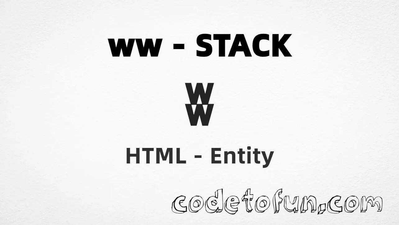 HTML entity for Ww Stack (U+02AC) — hex, decimal, and CSS tutorial