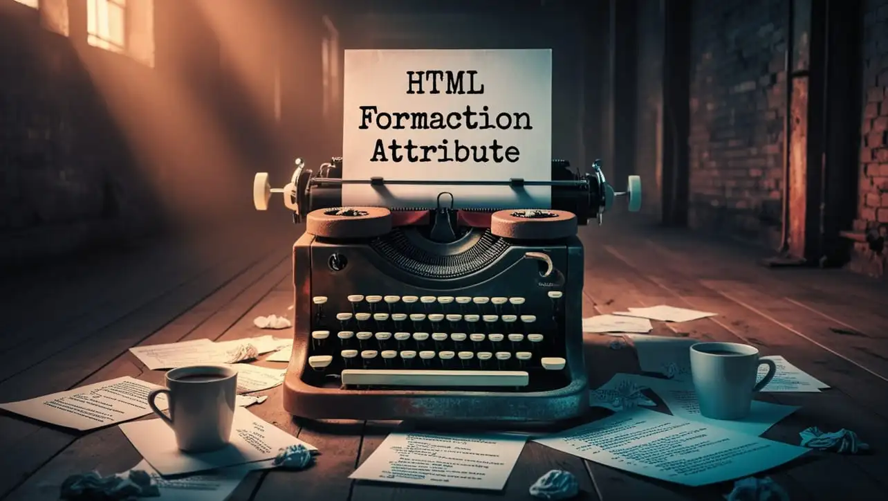 HTML formaction attribute tutorial — override form submission URL on submit buttons