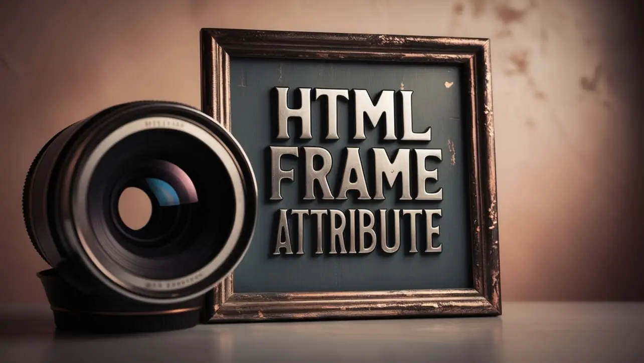 HTML frame attribute tutorial — noresize on legacy frame elements in framesets