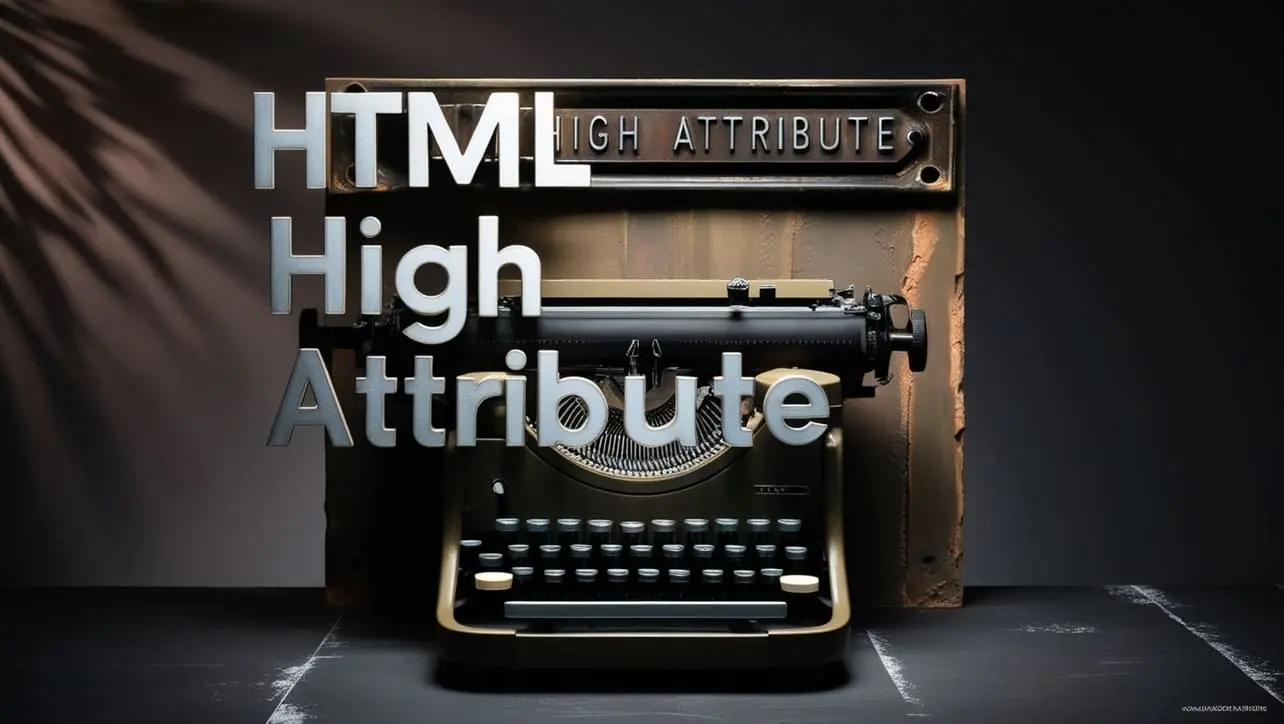 HTML high attribute tutorial — set the upper-range threshold on meter elements with min, max, low, and optimum