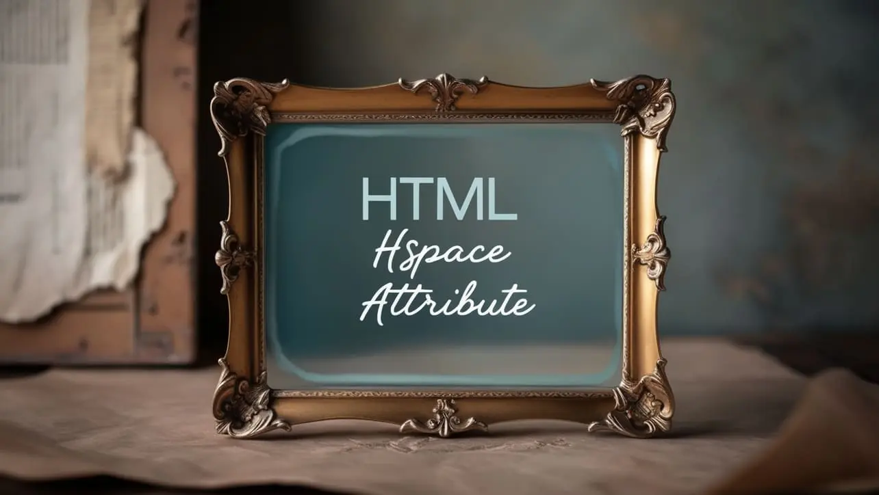 HTML hspace attribute tutorial — horizontal spacing around images and embedded elements