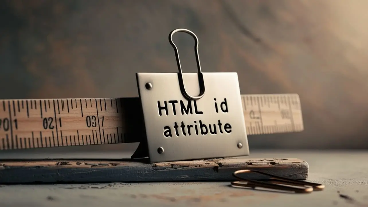 HTML id attribute tutorial — uniquely identify elements for CSS, JavaScript, and fragment links